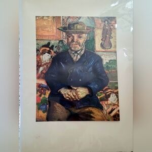 Van Gohh Lithograph Print Full Color Art